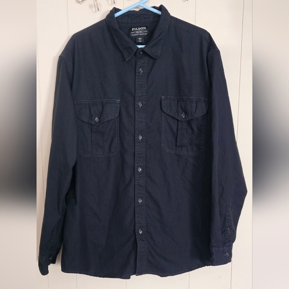 Filson Men's 100% Cotton Button Up Long Sleeve Flannel Size XXXL - Picture 1 of 8